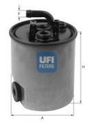 Топливный фильтр UFI 24.007.00