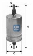 Фільтр паливний UFI 31.510.00