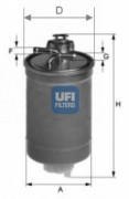Фільтр паливний UFI 24.003.00