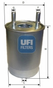 Топливный фильтр UFI 24.147.00