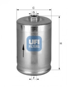 Топливный фильтр UFI 31.748.00