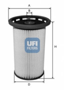 Топливный фильтр UFI 26.025.00