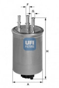 Топливный фильтр UFI 24.445.00