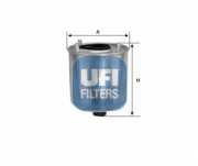 Топливный фильтр UFI 24.128.00