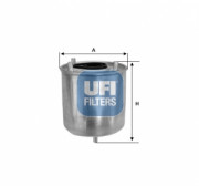 Топливный фильтр UFI 24.127.00