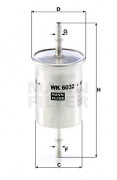 Топливный фильтр MANN WK6032