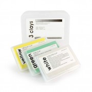 Синтетична глина для очищення кузова, скла, фар, колісних дисків (автопластилін) CarPro 3Clays (3 шт)