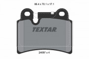 Тормозные колодки TEXTAR 2409701