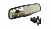 Штатное зеркало заднего вида с монитором Gazer MM508 для Renault Megane, Clio, Latitude, Fluence (модели с датчиком дождя)