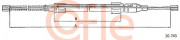 Трос стоянкового (ручного) гальма COFLE 10.745