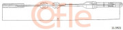 Трос стоянкового (ручного) гальма COFLE 11.5921