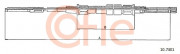Трос стояночного (ручного) тормоза COFLE 10.7401
