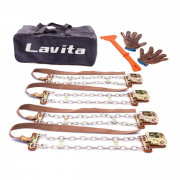 Браслеты / цепи противоскольжения Lavita LA 165215 для шин 165-215мм (4шт)