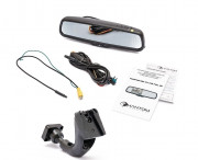 Штатное зеркало заднего вида с монитором и видеорегистратором Phantom RMS-431 DVR Full HD-15 для Alfa Romeo, Citroen, Fiat