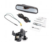 Штатное зеркало заднего вида с монитором и видеорегистратором Phantom RMS-431 DVR Full HD-66 для Renault