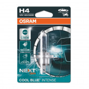 Лампа галогенна Osram Cool Blue Intense Next Generation 64193CBN-01B +100% (H4)