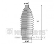 Пыльник рулевой рейки Nipparts J2843011