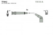 Комплект высоковольтных проводов зажигания TESLA T781C