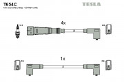Комплект высоковольтных проводов зажигания TESLA T654C