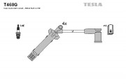 Комплект высоковольтных проводов зажигания TESLA T468G
