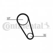 Комплект ГРМ с помпой CONTITECH CT 1195 WP1