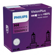 Комплект галогенних ламп Philips Vision Plus 12342VPC2 (H4)