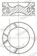 Поршень NURAL 87-114700-40