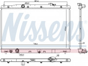 Радіатор охолодження двигуна NISSENS 681378