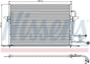 Радиатор кондиционера NISSENS 94189