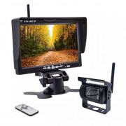 Монітор RS LM-700W + бездротова камера заднього виду (із захисною шторкою)