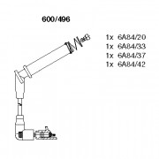 Комплект высоковольтных проводов зажигания BREMI 600/496