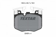 Колодки гальмівні TEXTAR 2242501
