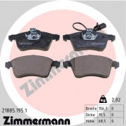 Тормозные колодки ZIMMERMANN 21885.195.1