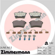 Тормозные колодки ZIMMERMANN 24765.165.2