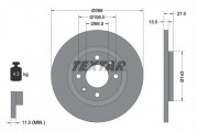 Тормозной диск TEXTAR 92089103