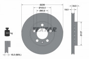 Тормозной диск TEXTAR 92106803