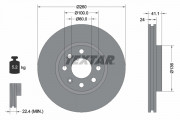 Тормозной диск TEXTAR 92111103