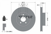 Тормозной диск TEXTAR 92115305