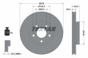 Тормозной диск TEXTAR 92141205