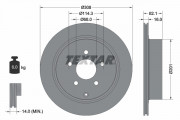 Тормозной диск TEXTAR 92149303