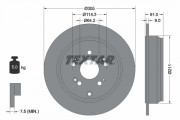 Тормозной диск TEXTAR 92162503