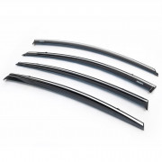 Вітровики (дефлектори вікон) з хромом Hyundai Elantra (2015-2020) Niken 047hy280201 (комплект 4шт)