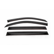 Дефлекторы окон (ветровики) на Toyota Highlander (2008-2013) ANV anv1032 (комплект 4шт)