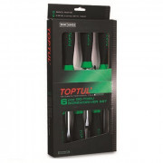 Набор ударных отверток с шестигранником Toptul GAAE0605 (6шт)