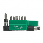 Набор бит 1/4'' с Г-образным переходником Toptul GAAL0802 (8шт)
