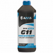 Антифриз AXXIS Coolant Antifreeze ECO Blue G11 -80 (концентрат синего цвета) 