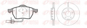 Комплект тормозных колодок с тормозными дисками REMSA 8390.00