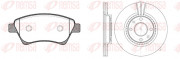 Комплект тормозных колодок с тормозными дисками REMSA 8976.01