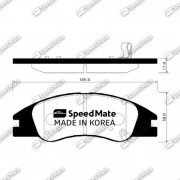 Колодки гальмівні SpeedMate SM-BPK026