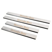 Накладки на пороги для Mercedes-Benz E-класса (W210) 1995-2002 Carmos car300215 (комплект 4шт)